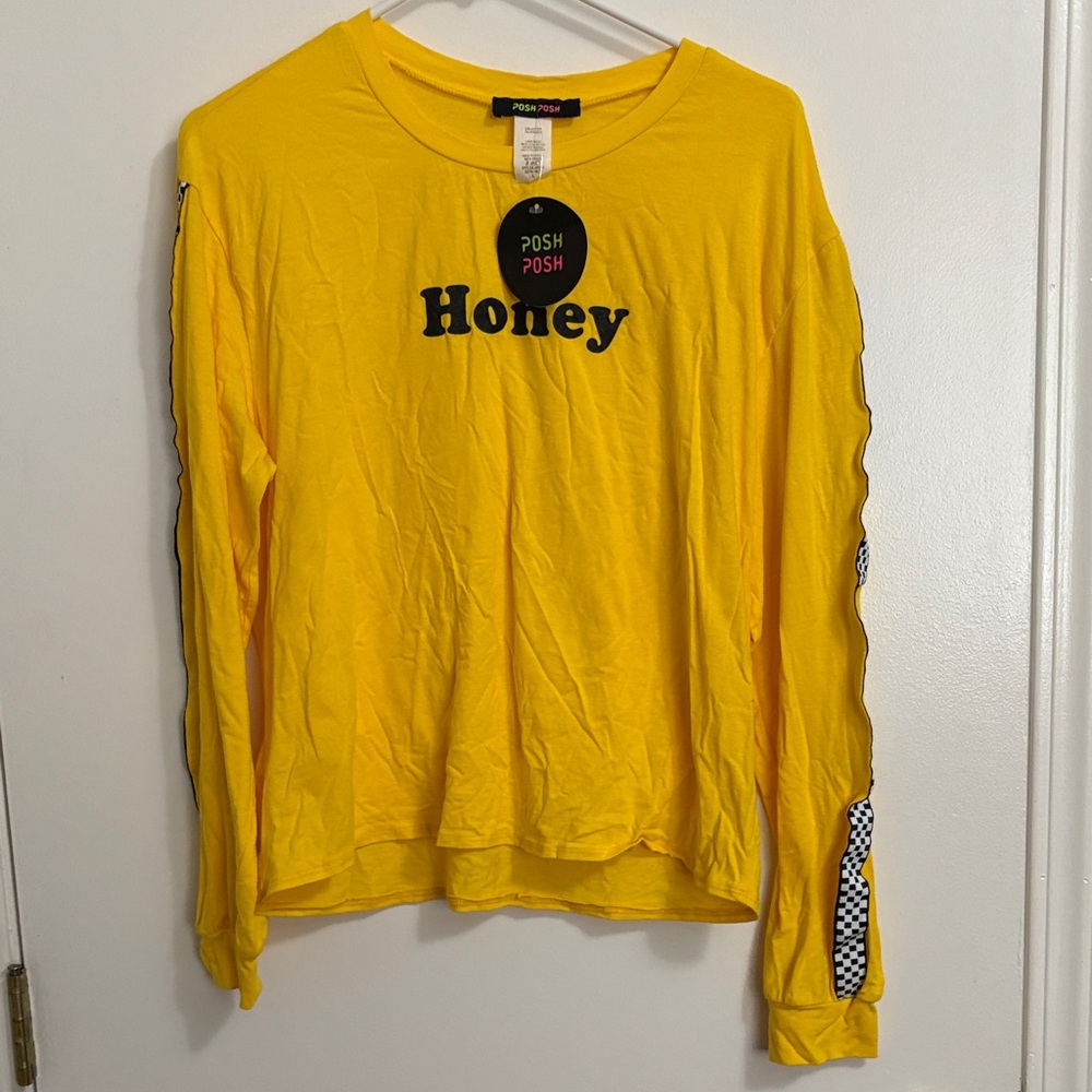 Posh Bright Yellow Long Sleeve Top